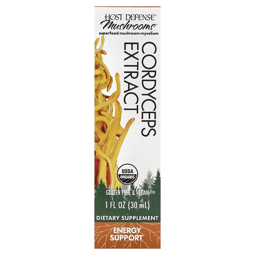 Host Defense Mushrooms™, Cordyceps Extract, 1 fl oz (30 ml)