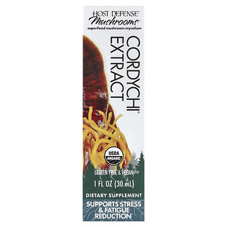 Host Defense, Mushrooms™, extract de Cordychi®, 30 ml