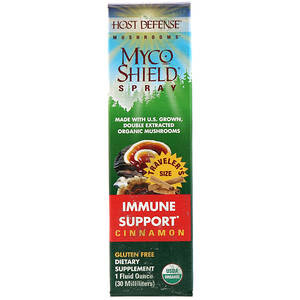 Отзывы о Фунги Перфекти, Mushrooms, Myco Shield Spray, Immune Support Cinnamon, 1 fl oz (30 ml)