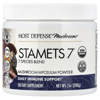 Host Defense, Cogumelos, STAMETS 7, 200 g (7 oz)