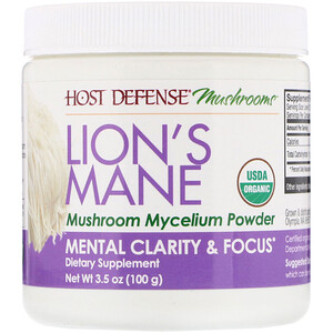 Отзывы о Фунги Перфекти, Lion's Mane, Mushroom Mycelium Powder, Mental Clarity & Focus, 3.5 oz (100 g)