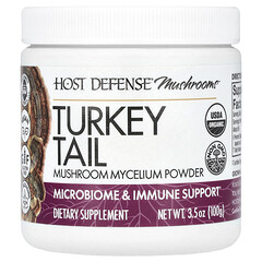 Turkey Tail, порошок міцелію грибів, підтримка імунітету, 3,5 унції (100 г)