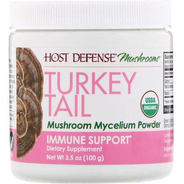 Fungi Perfecti, Turkey Tail, Mushroom Mycelium Powder, Immune Support