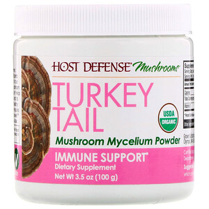 Отзывы о Фунги Перфекти, Turkey Tail, Mushroom Mycelium Powder, Immune Support, 3.5 oz (100 g)