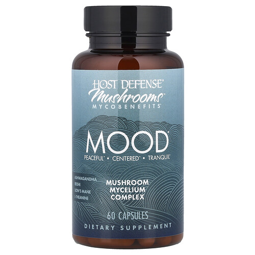 Host Defense, Mushrooms™ Mycobenefits, Mycobenefits, Stimmung, 60 Kapseln