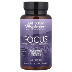 Mushrooms™, Mycobenefits, Focus, 60 капсул