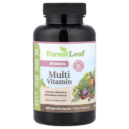 Forest Leaf Women, Multi Vitamin, 60 Vegetable Capsules
