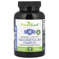 Forest Leaf（フォレストリーフ）, アドバンスド マグネシウム コンプレックス、500mg、ベジカプセル120粒