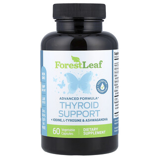 Forest Leaf‏, תמיכה בבלוטת התריס, 60 כמוסות צמחיות