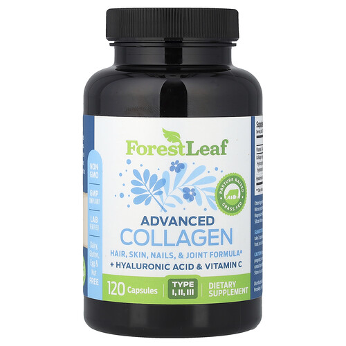 Forest Leaf, Advanced Collagen, 120 Kapseln