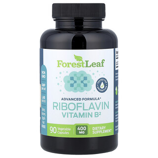 Forest Leaf, Riboflavine Vitamine B2, 400 mg, 90 capsules végétales