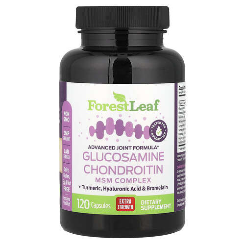 Forest Leaf, Glucosamine Chondroitin, Glucosamin-Chondroitin, 120 Kapseln