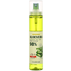 Отзывы о FromNature, Aloe Vera, 98% Soothing Gel Mist, 120 ml
