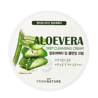 FromNature, Aloe Vera, Deep Cleansing Cream, 300 ml