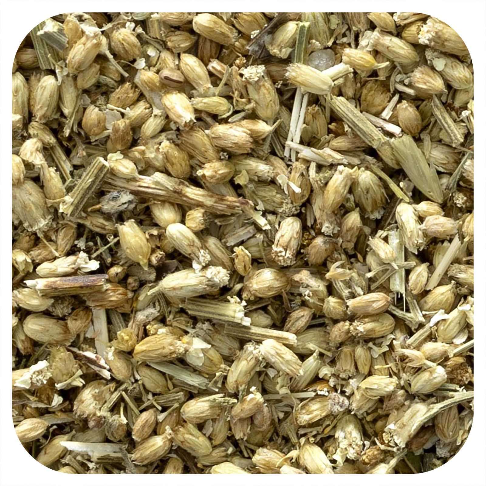 Organic Cut & Sifted Yarrow Flowers, 16 oz (453 g) - Picture 1 of 2