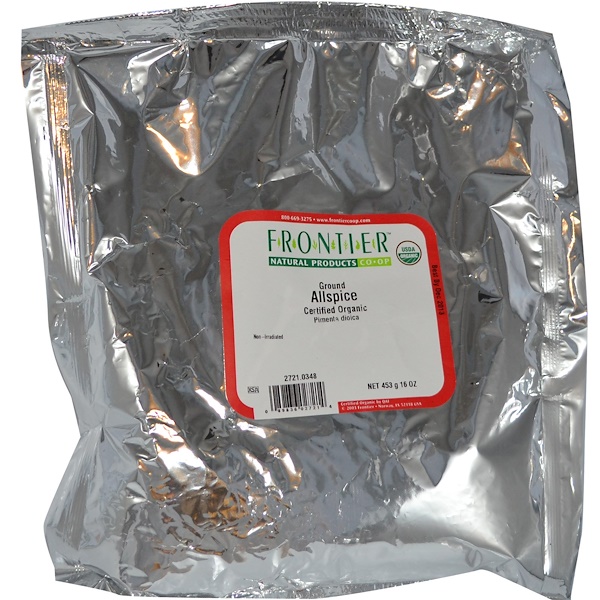 Frontier Natural Products, Organic Ground Allspice, 16 oz (453 g) (Discontinued Item) 