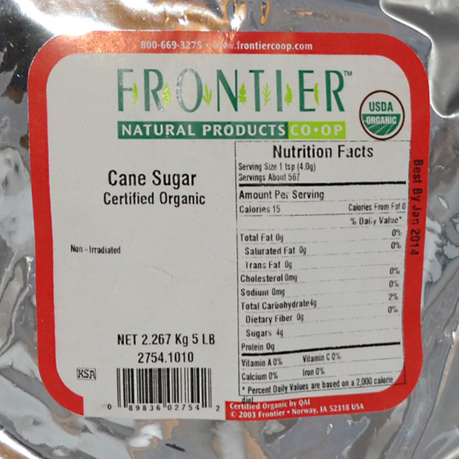 Organic Cane Sugar Nutrition Facts Besto Blog