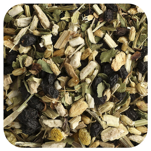 Frontier Co-op Organic Elderberry Echinacea Wellness Tea, 16 oz (453 g)