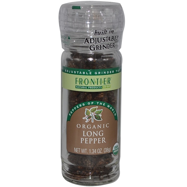 Frontier Natural Products, Organic Long Pepper, 1.34 oz (38 g) (Discontinued Item) 