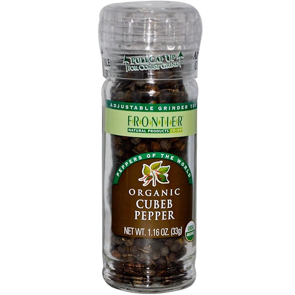 Frontier Natural Products, Organic Cubeb Pepper, 1.16 oz (33 g) (Discontinued Item) 