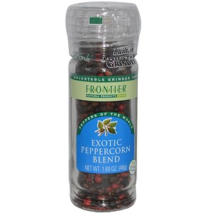 Отзывы о Фронтьер Нэчурал Продактс, Exotic Peppercorn Blend, 1.69 oz (48 g)