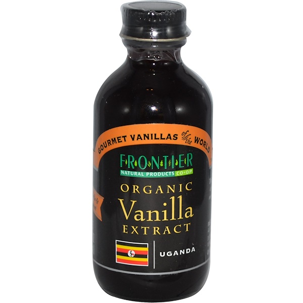 Frontier Natural Products, Organic Vanilla Extract, Uganda, Farm Grown , 2 fl oz (59 ml) (Discontinued Item) 