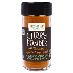 Отзывы о Фронтьер Нэчурал Продактс, Curry Powder, Salt-Free Blend, 2.19 oz (62 g)