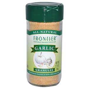 Отзывы о Фронтьер Нэчурал Продактс, Garlic, Granules, 2.70 oz (76 g)