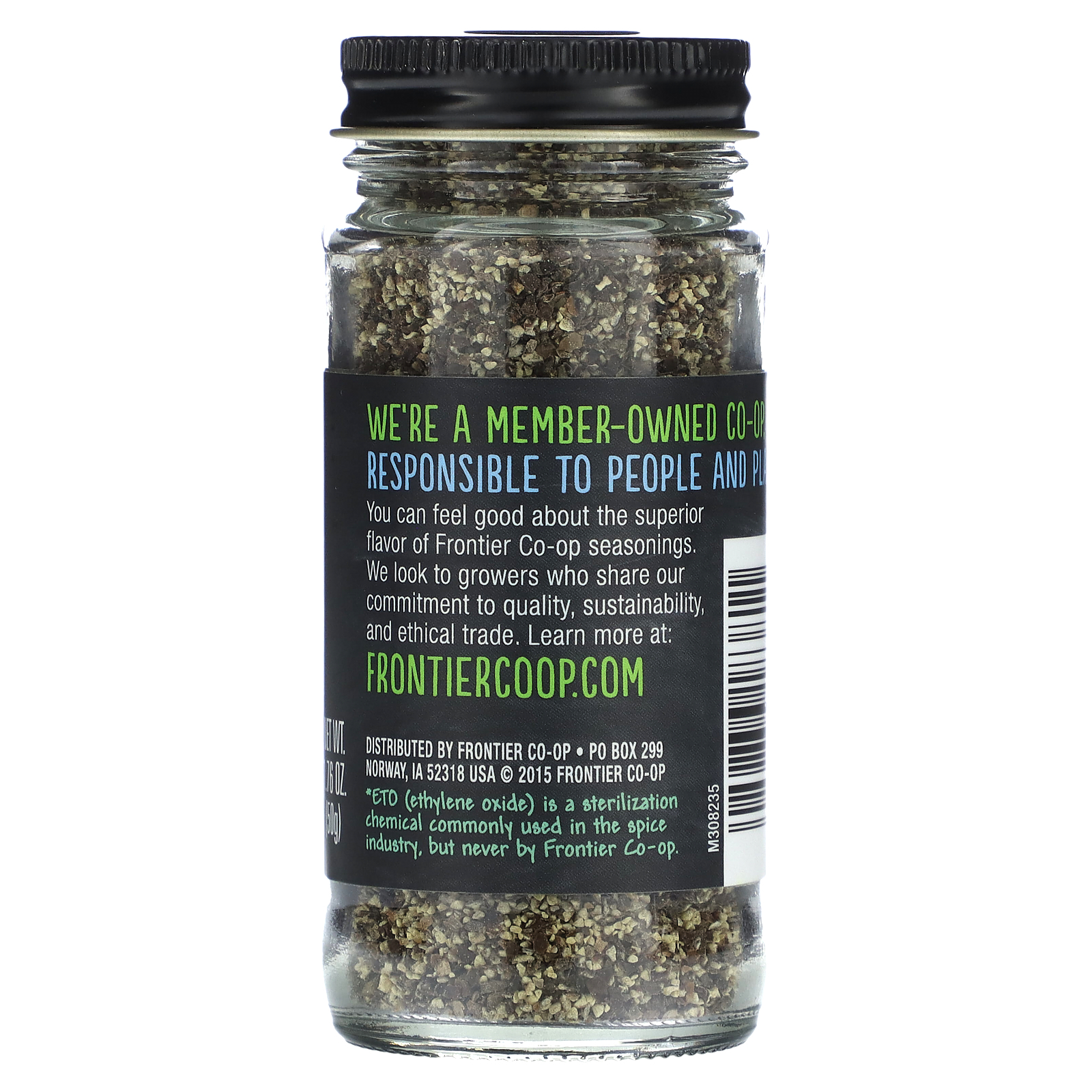 Black Pepper, Coarse Grind, 1.76 oz (50 g) - Picture 2 of 2