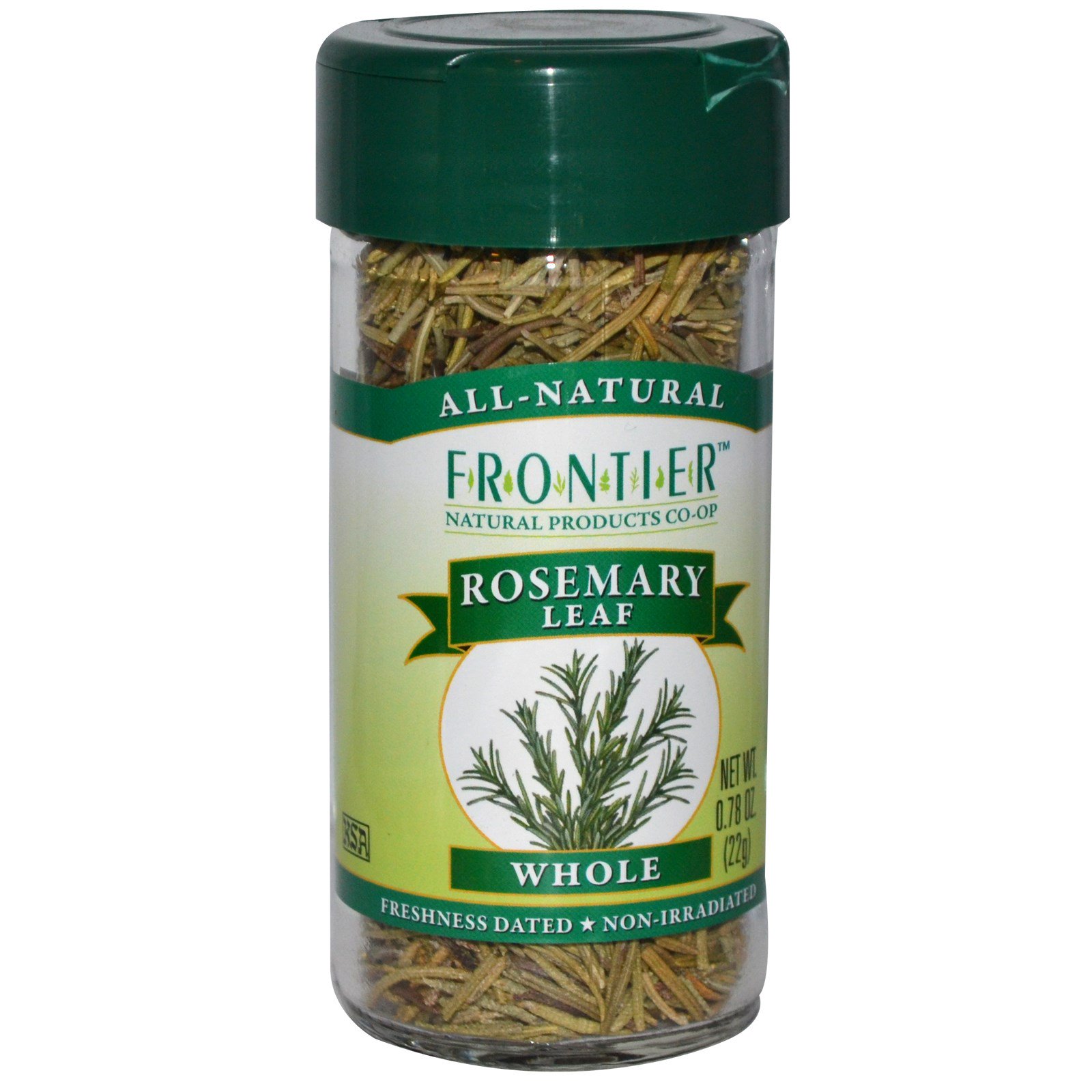 Frontier Natural Products, Rosemary Leaf, Whole, 0.78 (22 g) - iHerb