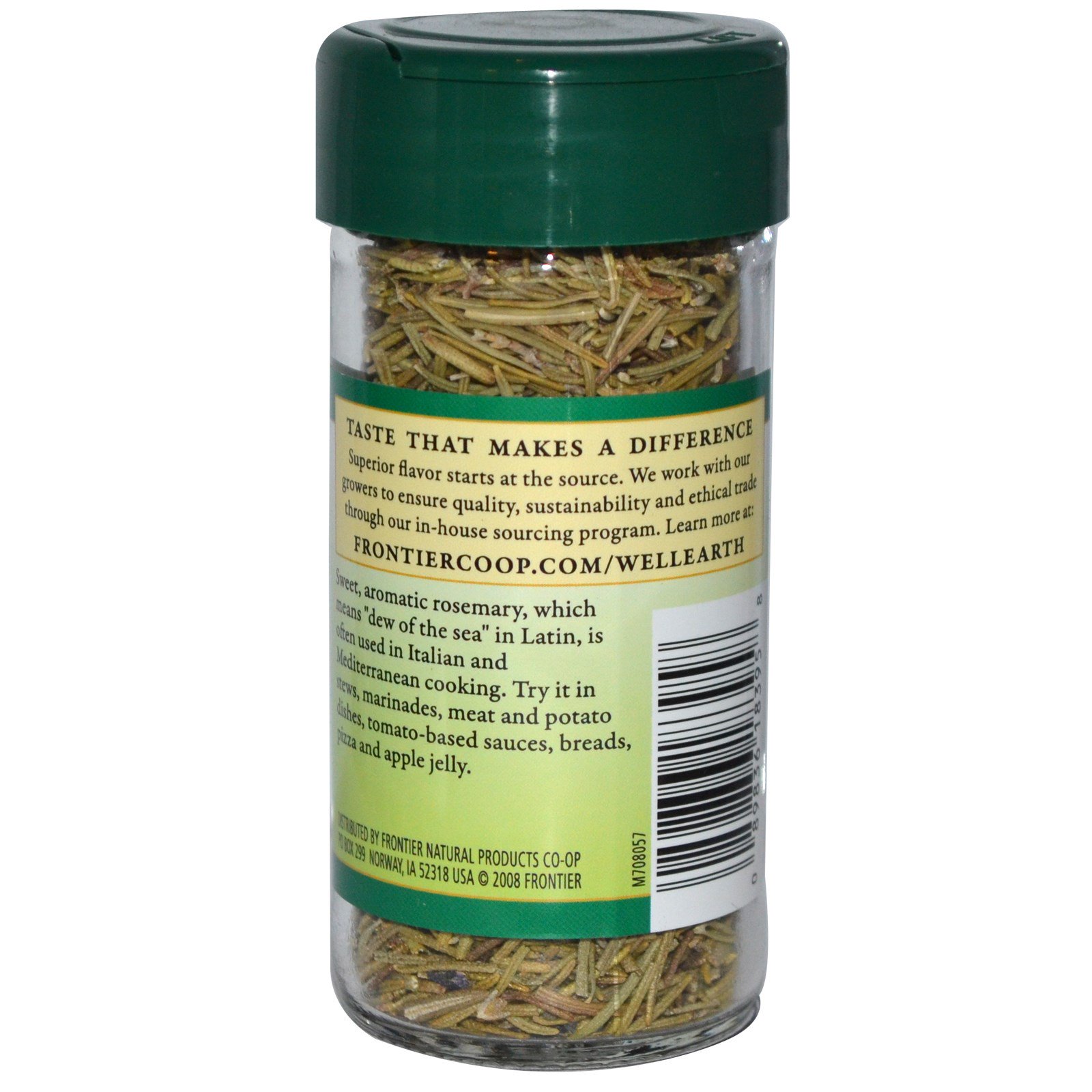 Frontier Natural Products, Rosemary Leaf, Whole, 0.78 (22 g) - iHerb