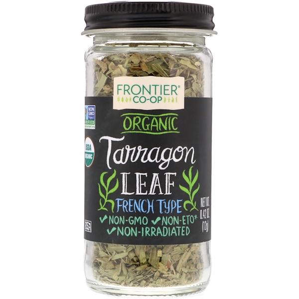 Frontier Natural Products, Organic, Tarragon Leaf, French Type, 0.42 oz (12 g)