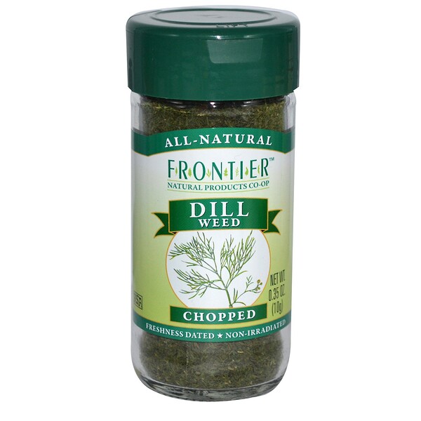 Frontier Natural Products, Dill Weed, Chopped, 0.35 oz (10 g) (Discontinued Item) 