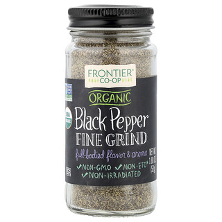 Frontier Co-op, Poivre noir biologique, Mouture fine, 52 g