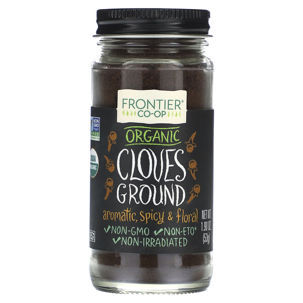 Frontier Co-op‏, Organic Cloves, Ground, 1.90 oz (53 g)