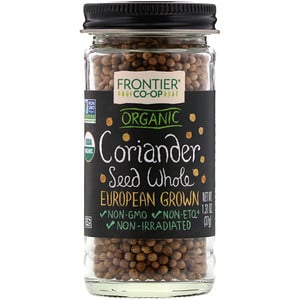 Отзывы о Фронтьер Нэчурал Продактс, Organic Coriander Seed Whole, European Grown, 1.31 oz (37 g)