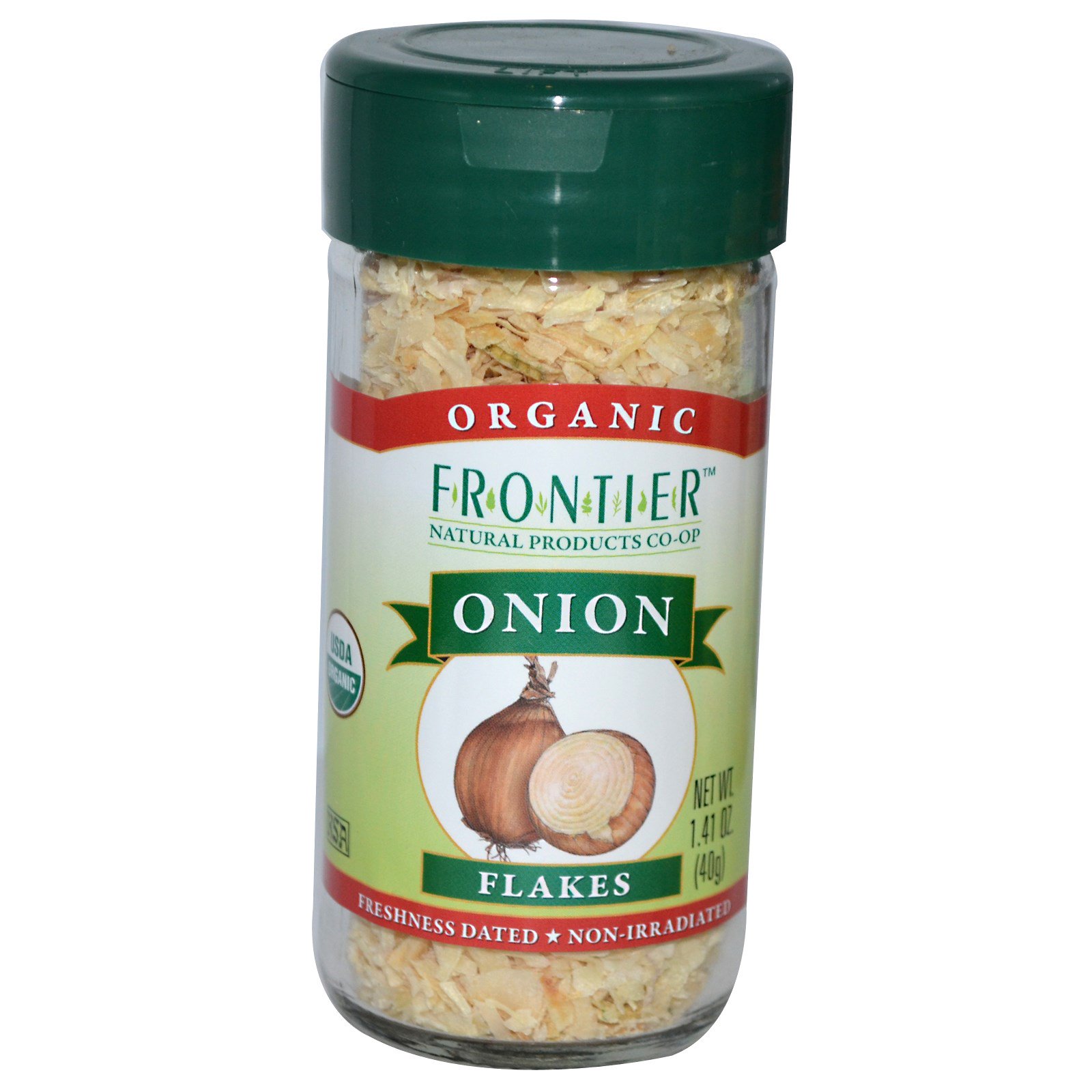 Frontier Natural Products, Organic Onion, Flakes, 1.41 oz (40 g) iHerb