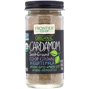 Отзывы о Фронтьер Нэчурал Продактс, Organic Cardamom Seed, Ground, 2.08 oz (58 g)