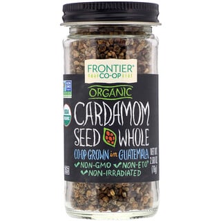 Frontier Co-op, Organic Cardamom Seed, Whole, 2.68 oz (76 g)