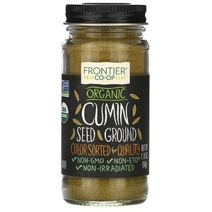 Отзывы о Фронтьер Нэчурал Продактс, Organic Cumin Seed, Ground, 1.76 oz (50 g)