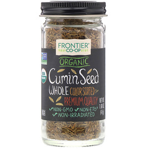 Отзывы о Фронтьер Нэчурал Продактс, Organic Cumin Seed, Whole, 1.68 oz (47 g)