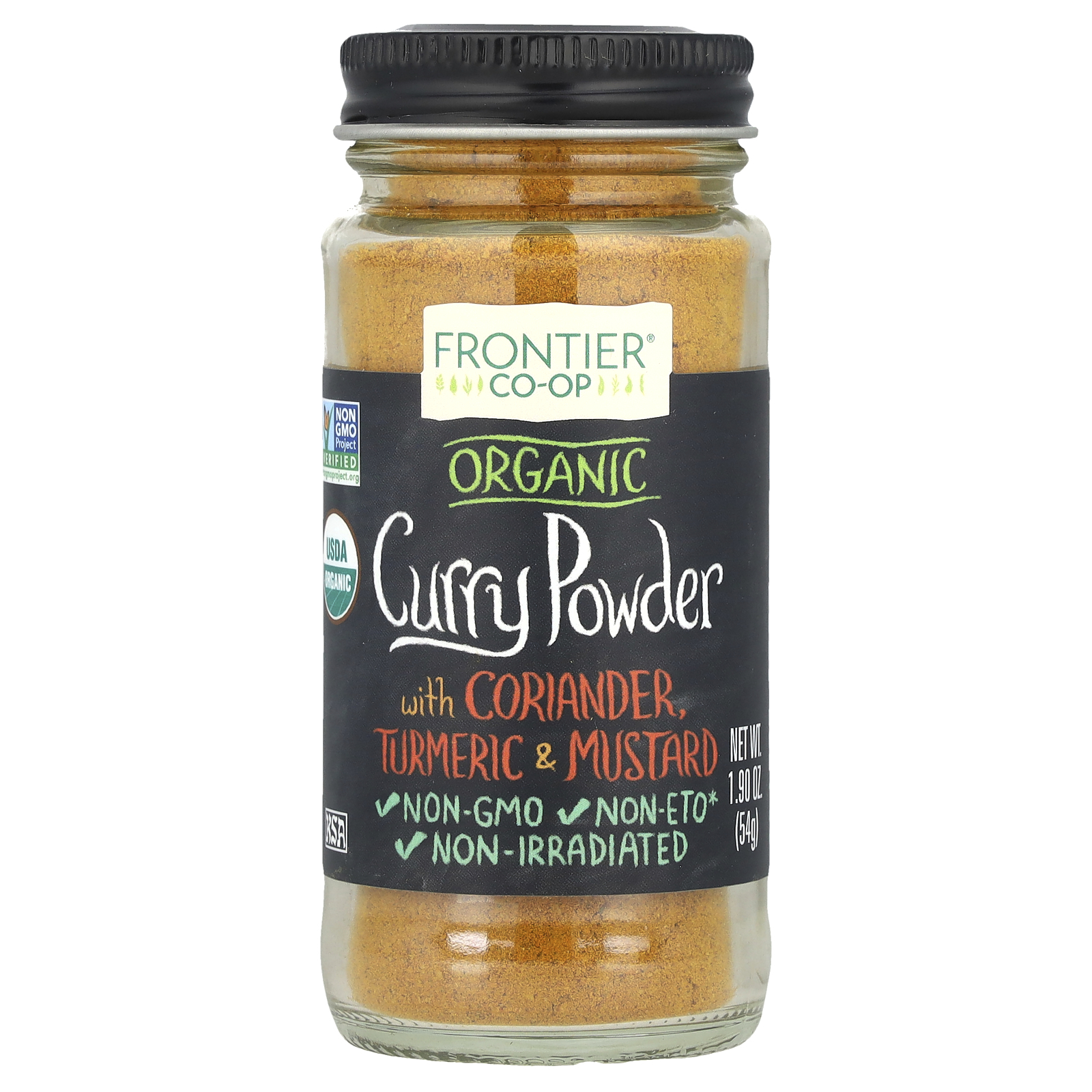 Organic Curry Powder, With Coriander, Turmeric & Mustard, 1.90 oz (54 g) - Picture 1 of 2