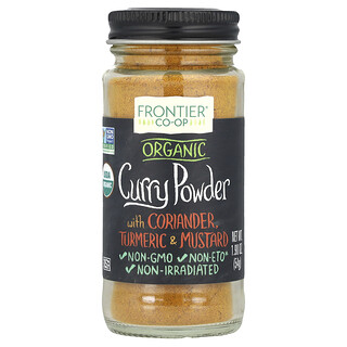 Frontier Co-op, Organski curry u prahu, s korijanderom, kurkumom i senfom, 54 g