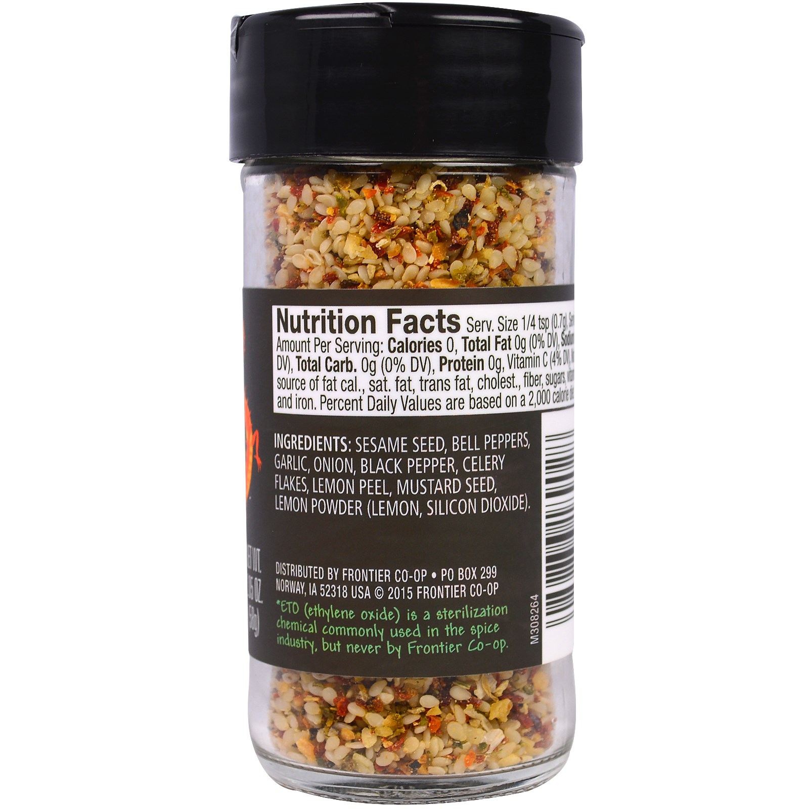 Frontier Natural Products, Oriental Seasoning With Sesame, Bell Peppers ...