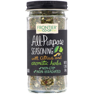 Frontier Co-op, All-Purpose Seasoning, With Citrus and Aromatic Herbs, 1.20 oz (34 g)