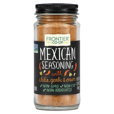 Frontier Co-op мексиканская приправа, с перцем чили, чесноком и луком, 56 г (2,00 унции)