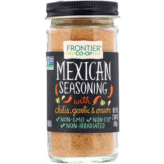 Frontier Co-op, Mexican Seasoning, With Chilis, Garlic & Onion, 2.00 oz (56 g)