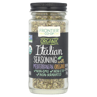 Frontier Co-op, Organic Italian Seasoning with Mediterranean Oregano, 0.64 oz (18 g)