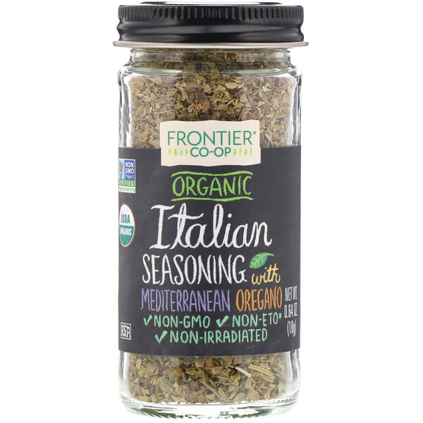 Frontier Natural Products, Organic Italian Seasoning with Mediterranean