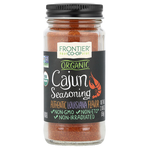 Frontier Co-op Organic Cajun Seasoning, 2.08 oz (59 g)